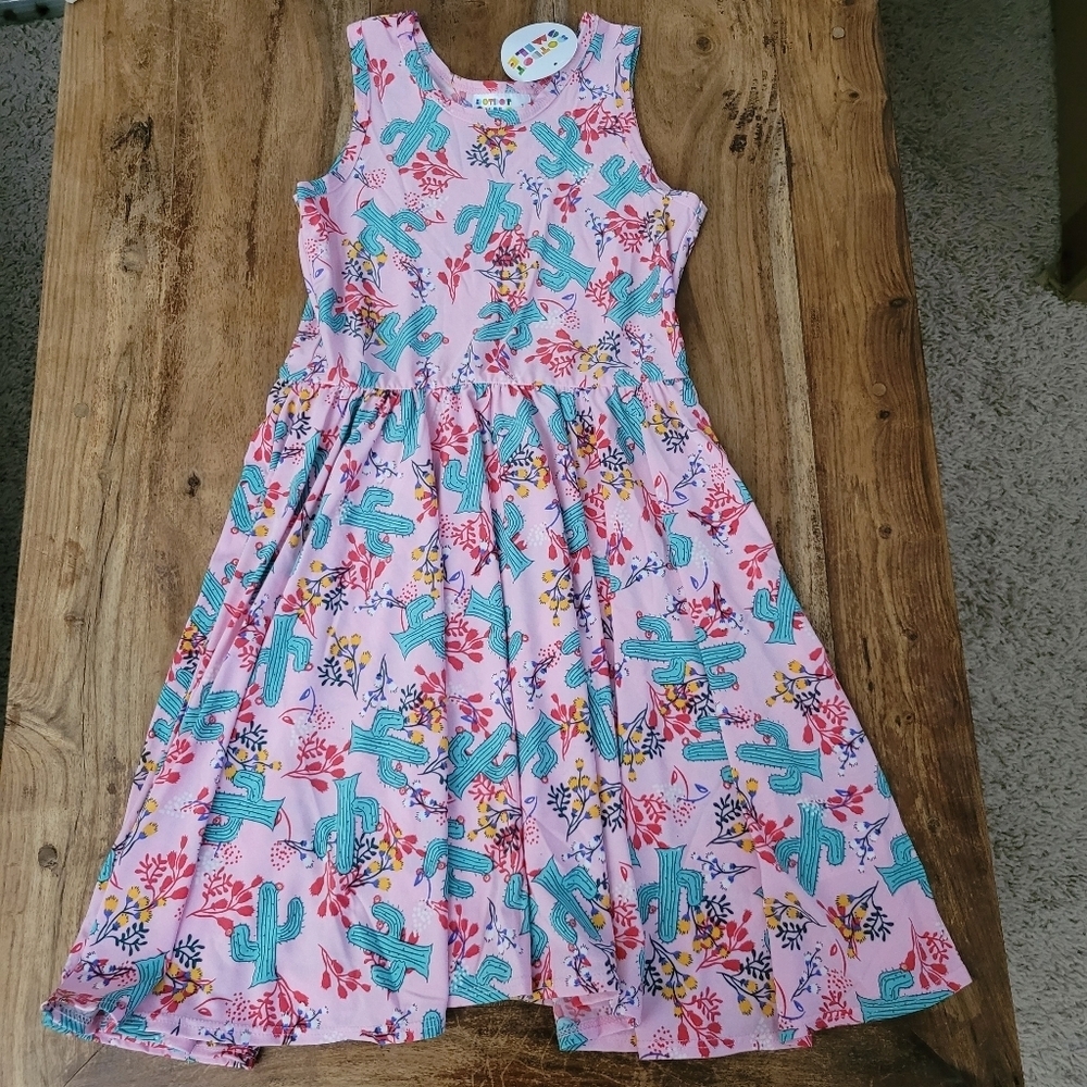 2/$30 NWT Girls 7 Cactus South Western Dress